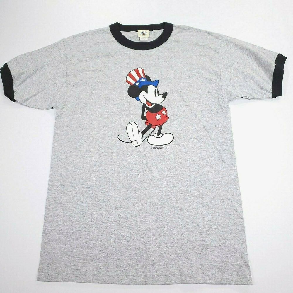 Mickey & Co Men's Uncle Sam Stars Stripes Sz L
